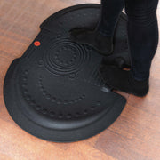 36" Length x 26" Width x 2" Depth x 2" Thickness - Rectangular - Polyester, Polyurethane - Black - 1 Each