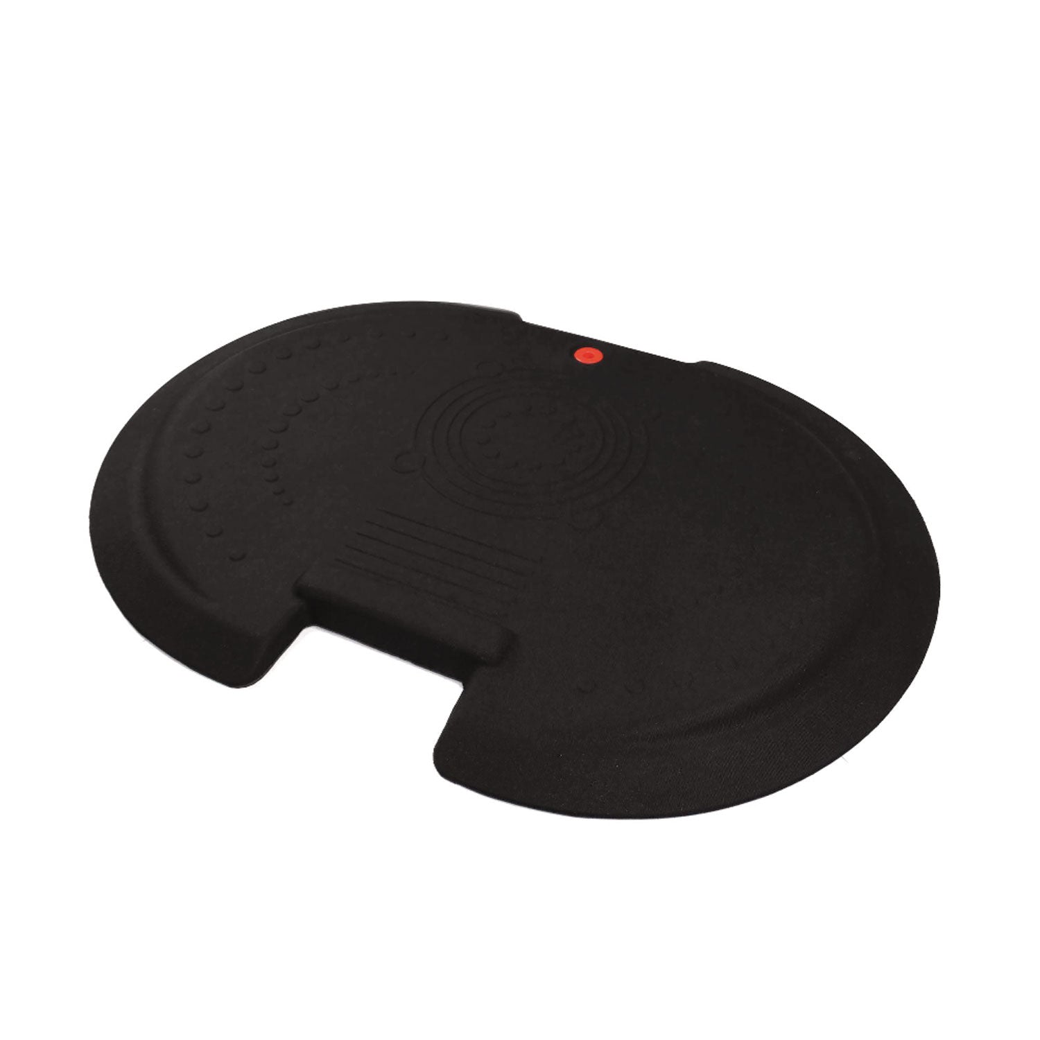36" Length x 26" Width x 2" Depth x 2" Thickness - Rectangular - Polyester, Polyurethane - Black - 1 Each
