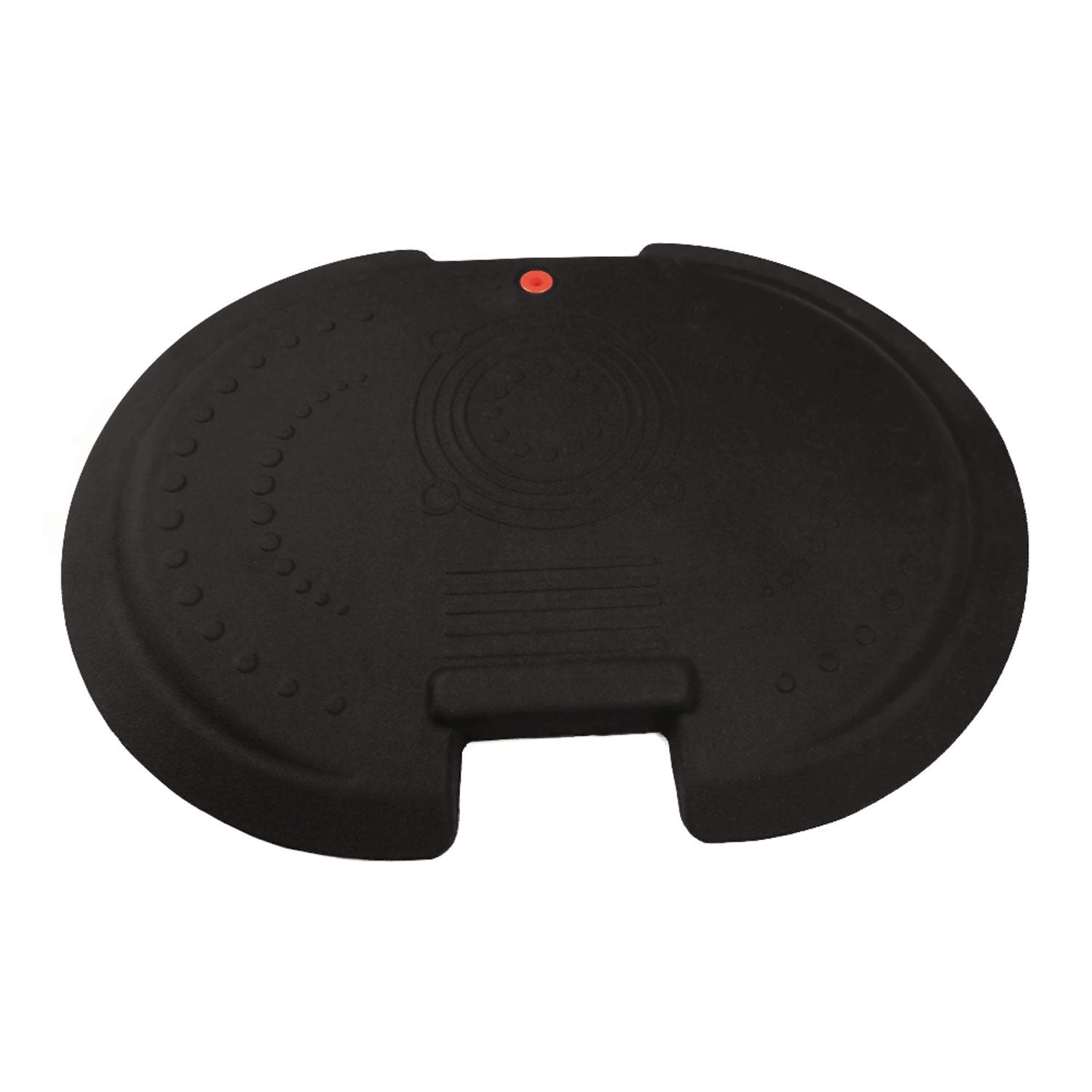 36" Length x 26" Width x 2" Depth x 2" Thickness - Rectangular - Polyester, Polyurethane - Black - 1 Each