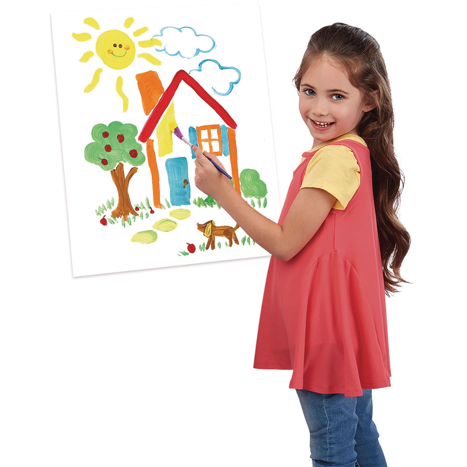 Washable Kids Paint, Yellow, 1 Gal Bottle