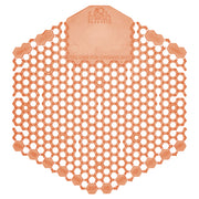 Fresh Products Wave 3D Urinal Screen, Cotton Blossom, Orange, 10/Box