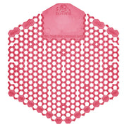 Fresh Products Wave 3D Urinal Screen - Lasts upto 30 Days - Splash Reducer, Odor Control - 10 / Pack - Red