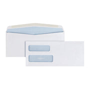 Security - #10 - 4 1/8" Width x 9 1/2" Length - 24 lb - Gummed - White - 500 / Box