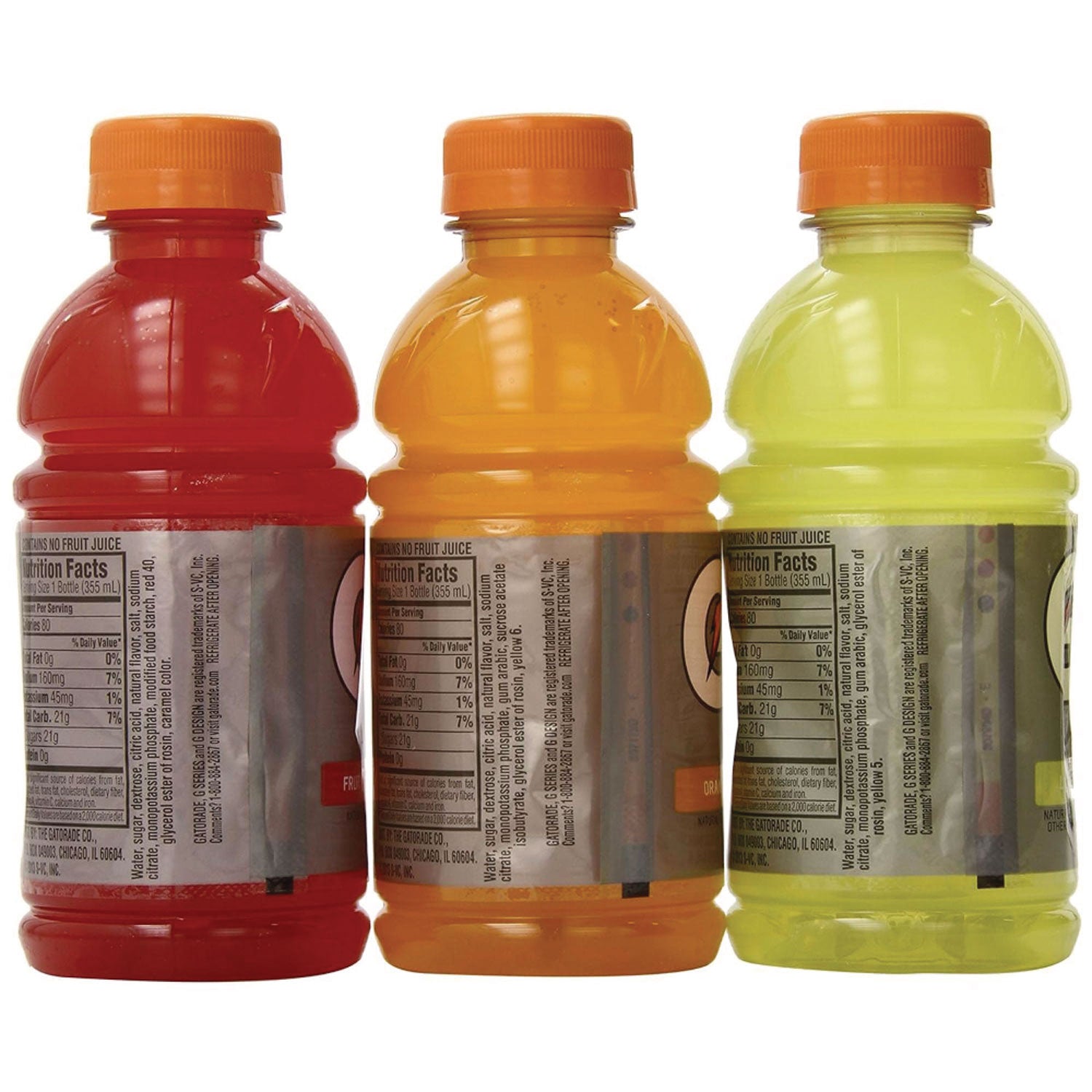 Fruit Punch, Lemon Lime, Orange - 28 / Carton