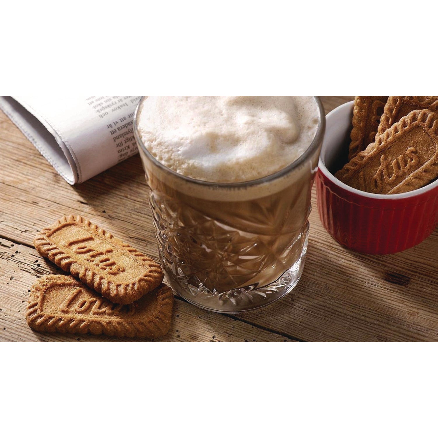 Biscoff Individual Cookies Dispenser, Caramel Flavor, 2 Cookies per Pack, 150 Packs per Carton, No Artificial Colors or Flavors, Preservative-Free