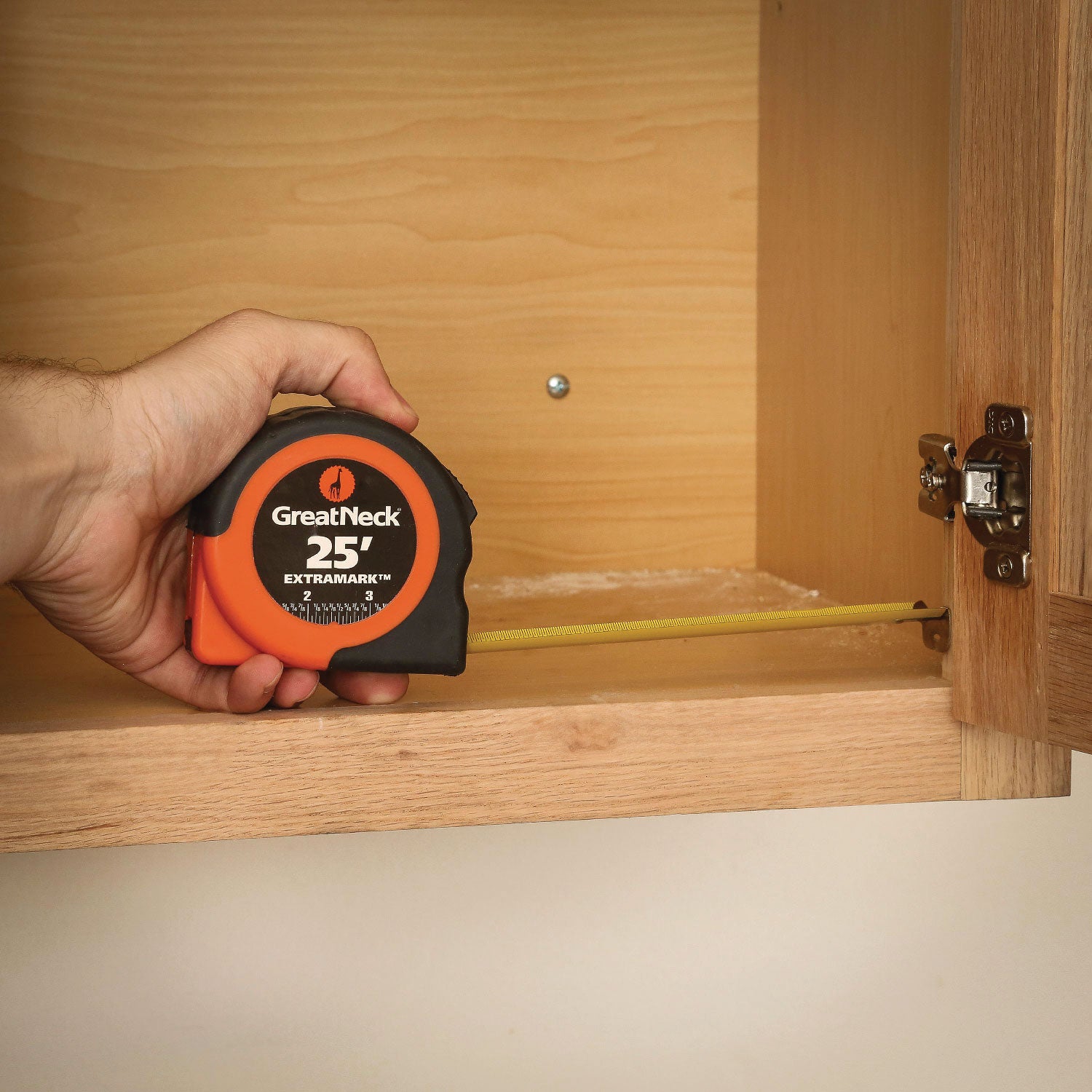 ExtraMark Power Tape, 1" x 25 ft, Steel, Orange/Black
