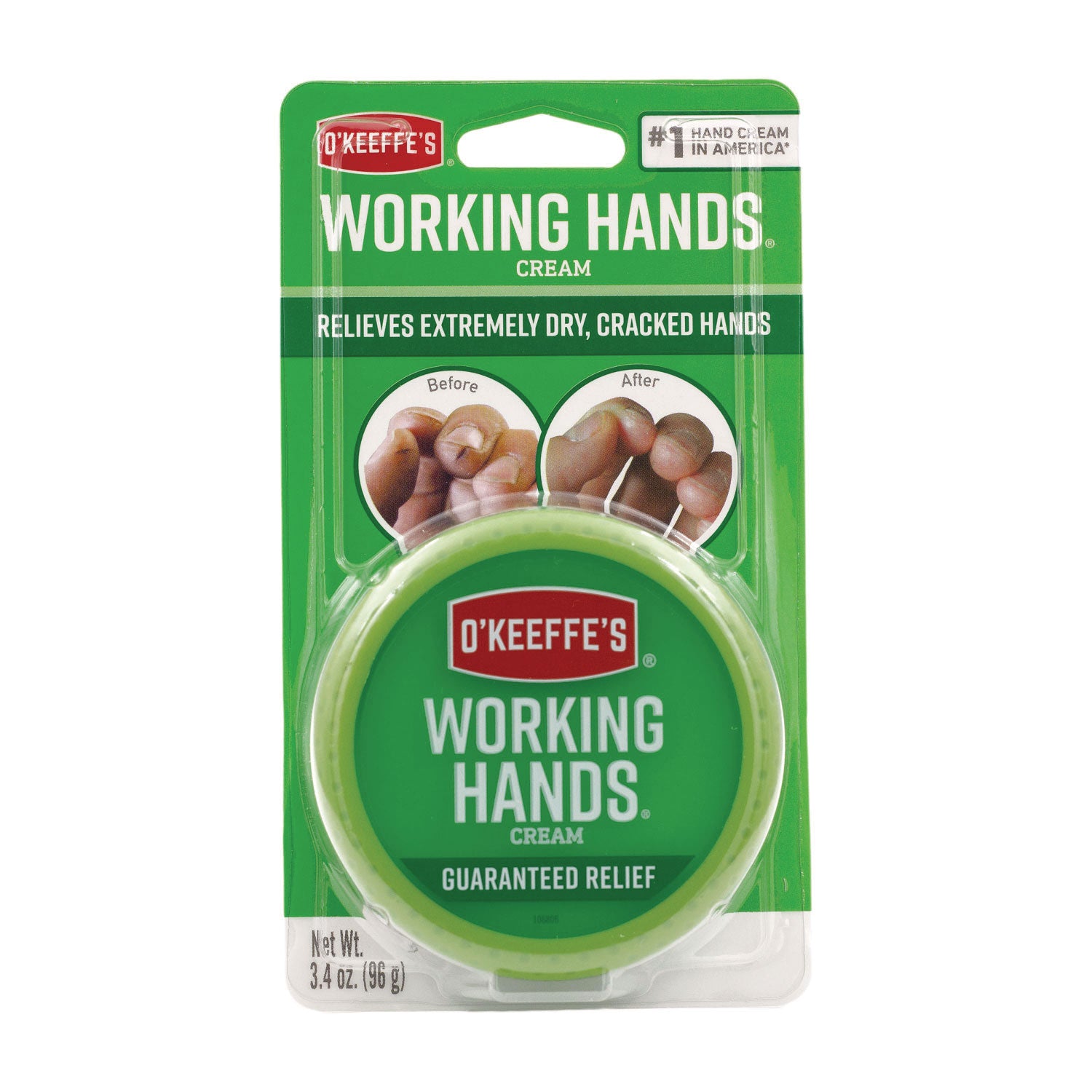 O'Keeffe's Working Hands Hand Cream - Cream - 3.40 fl oz - For Dry Skin - Applicable on Hand - Cracked/Scaly Skin - Moisturising - 1 Each