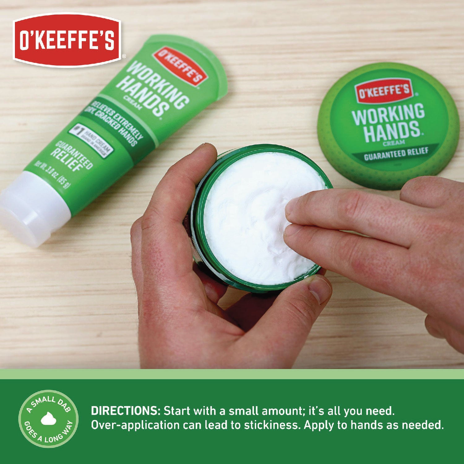 O'Keeffe's Working Hands Hand Cream - Cream - 3.40 fl oz - For Dry Skin - Applicable on Hand - Cracked/Scaly Skin - Moisturising - 1 Each