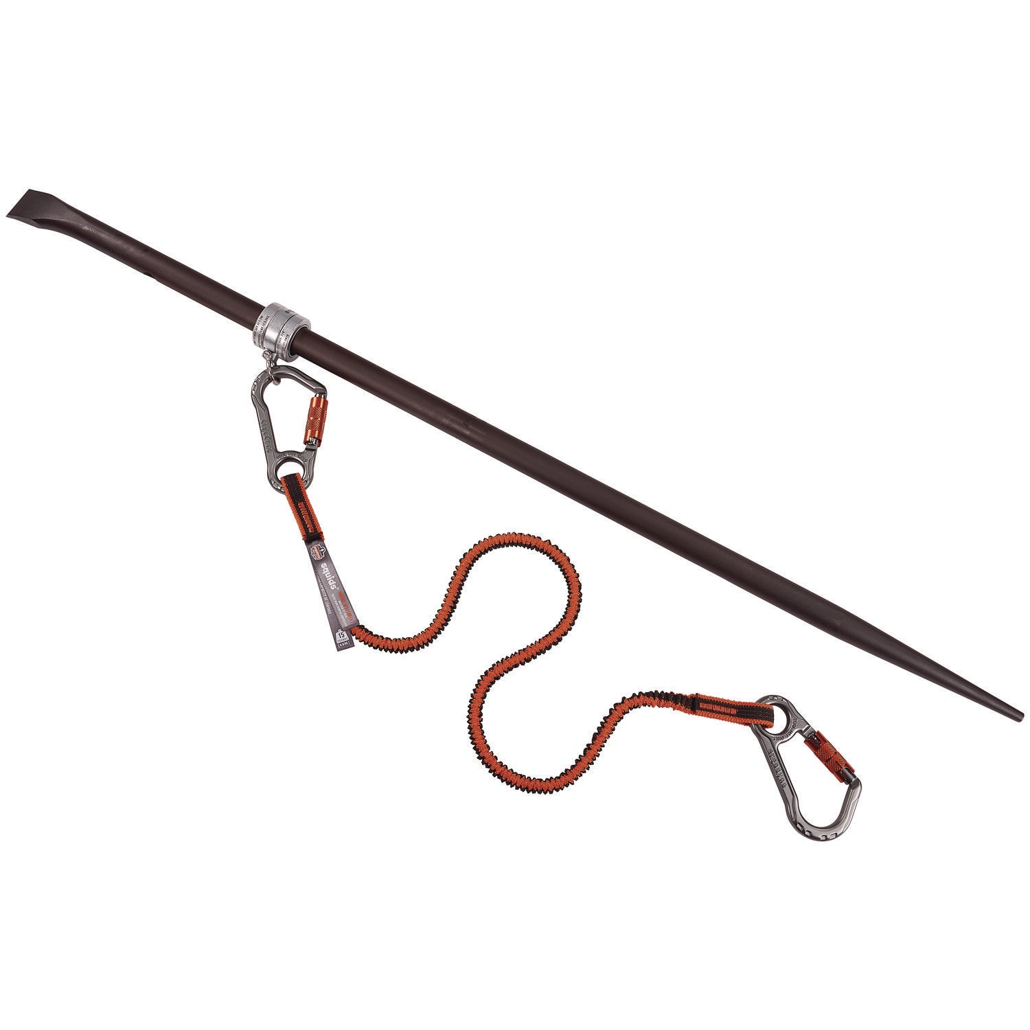 Squids 3791 Sleever/Connecting Bar Lock Collar with Tool Attachment Point, 7 lb Max Working Capacity, 0.75" Long, Silver