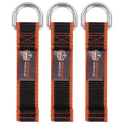 Squids 3706 Web Tool Tether Attachment with D-Ring Tool Tails, 5 lb Max Working Capacity, 5.5" Long, Black, 3/Pack
