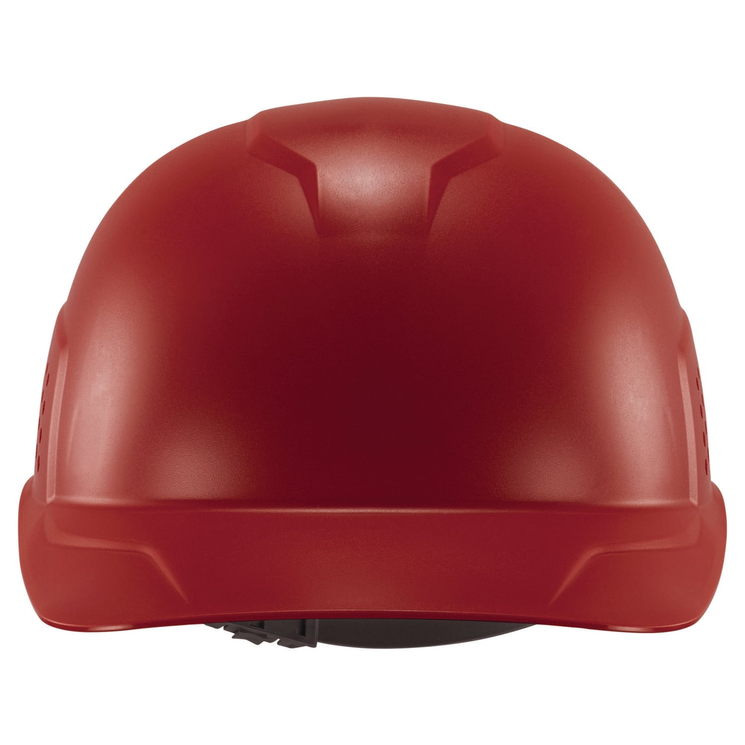 Skullerz 8951 Vented Hard Shell Bump Cap, Short Brim, Red