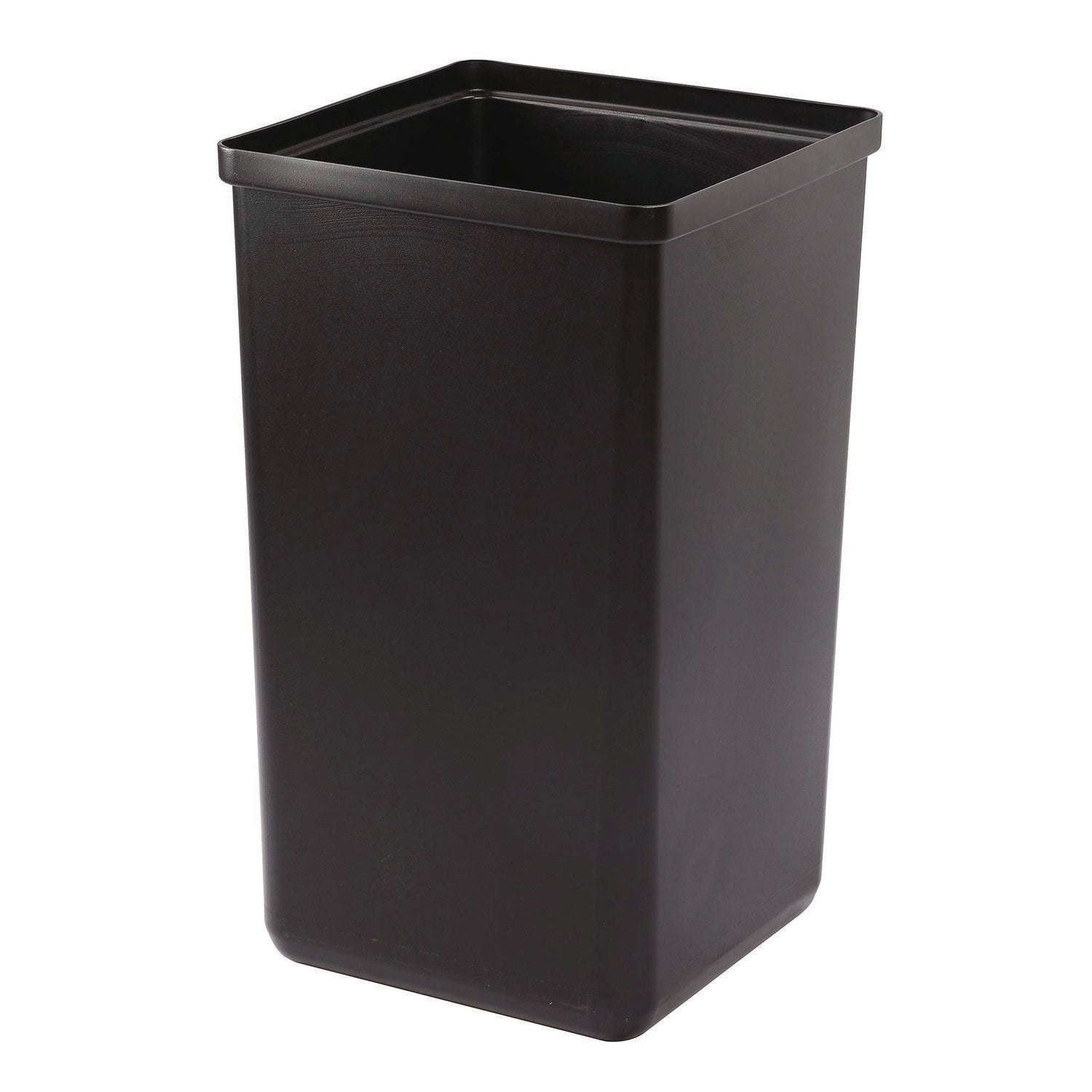 29 Gallon Trash/Recycling Cans, Steel, Blue Cans/Bottles Recycling with Mixed Lid, Black Trash Can with Square Lid