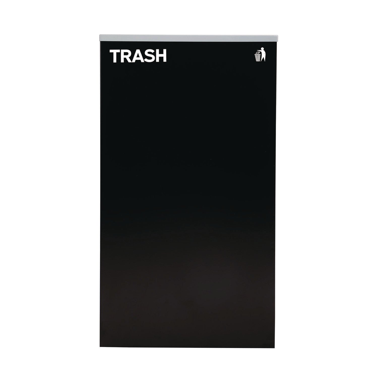 29 Gallon Trash/Recycling Cans, Steel, Blue Cans/Bottles Recycling Can w/Mixed Lid, Green Compost and Black Trash w/Sq Lid
