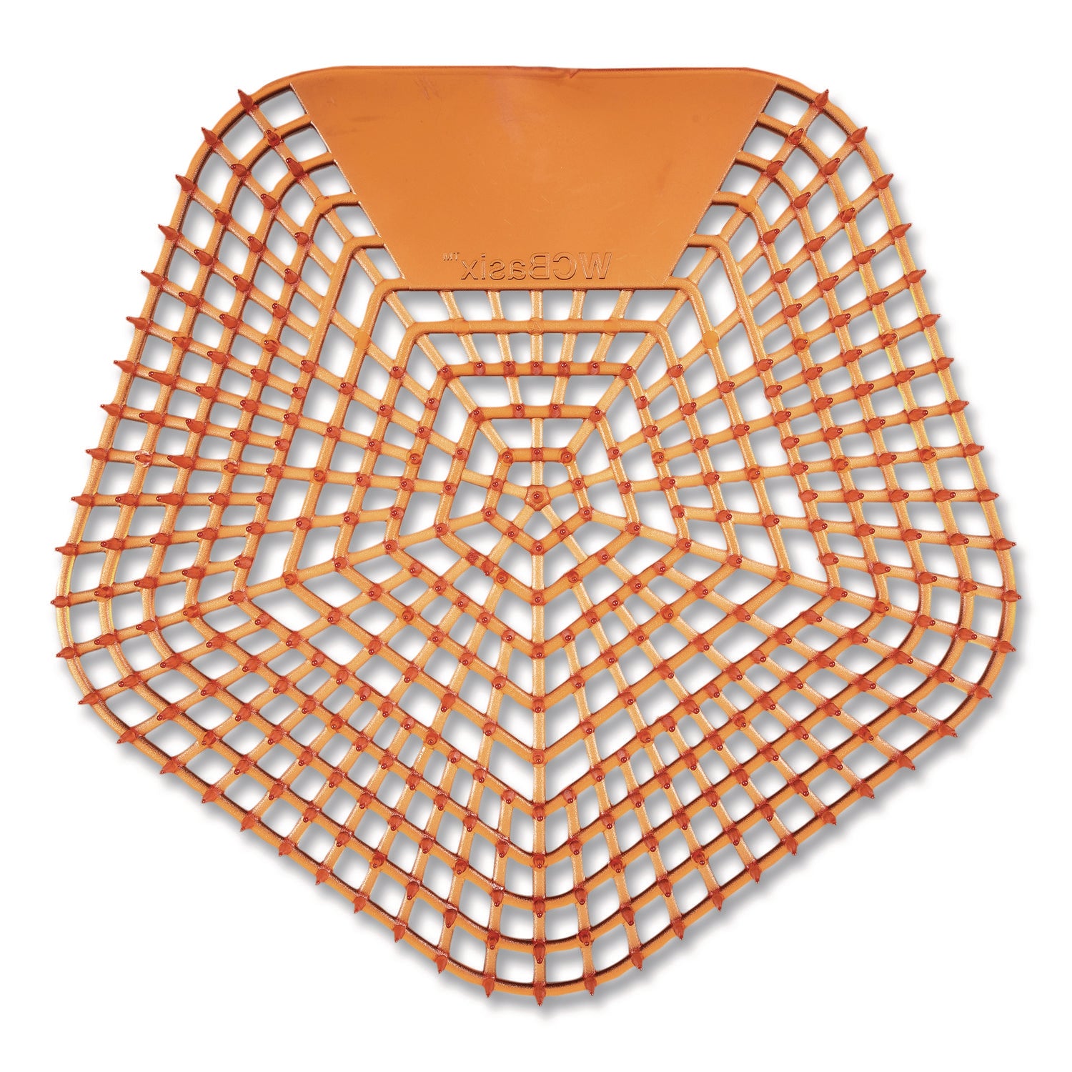 Anti-Splash Urinal Screen, Mango Mist Scent, Orange, 0.11 oz, 10/Box