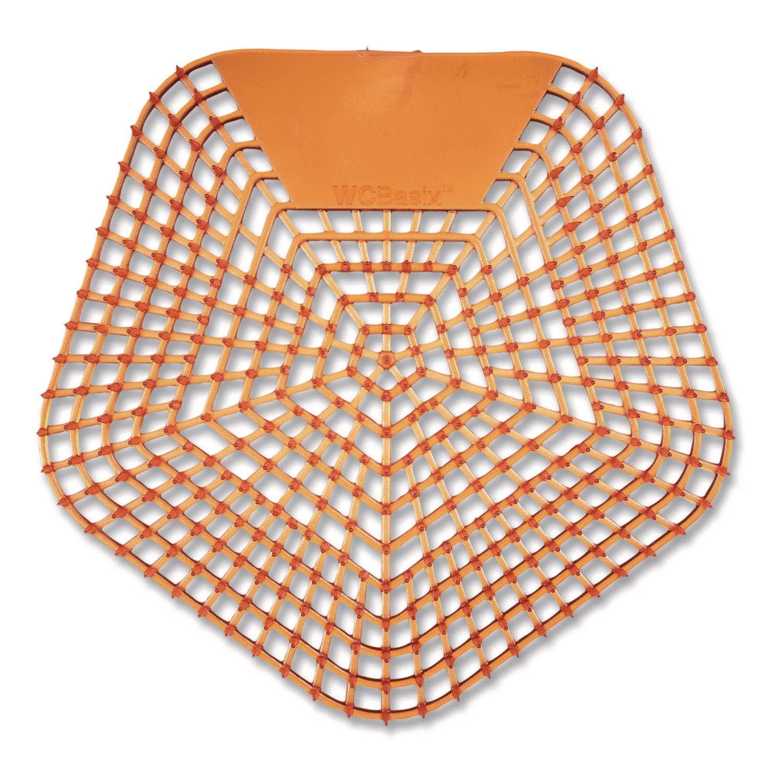Anti-Splash Urinal Screen, Mango Mist Scent, Orange, 0.11 oz, 10/Box