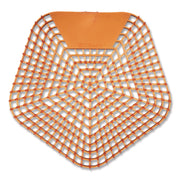 Anti-Splash Urinal Screen, Mango Mist Scent, Orange, 0.11 oz, 10/Box