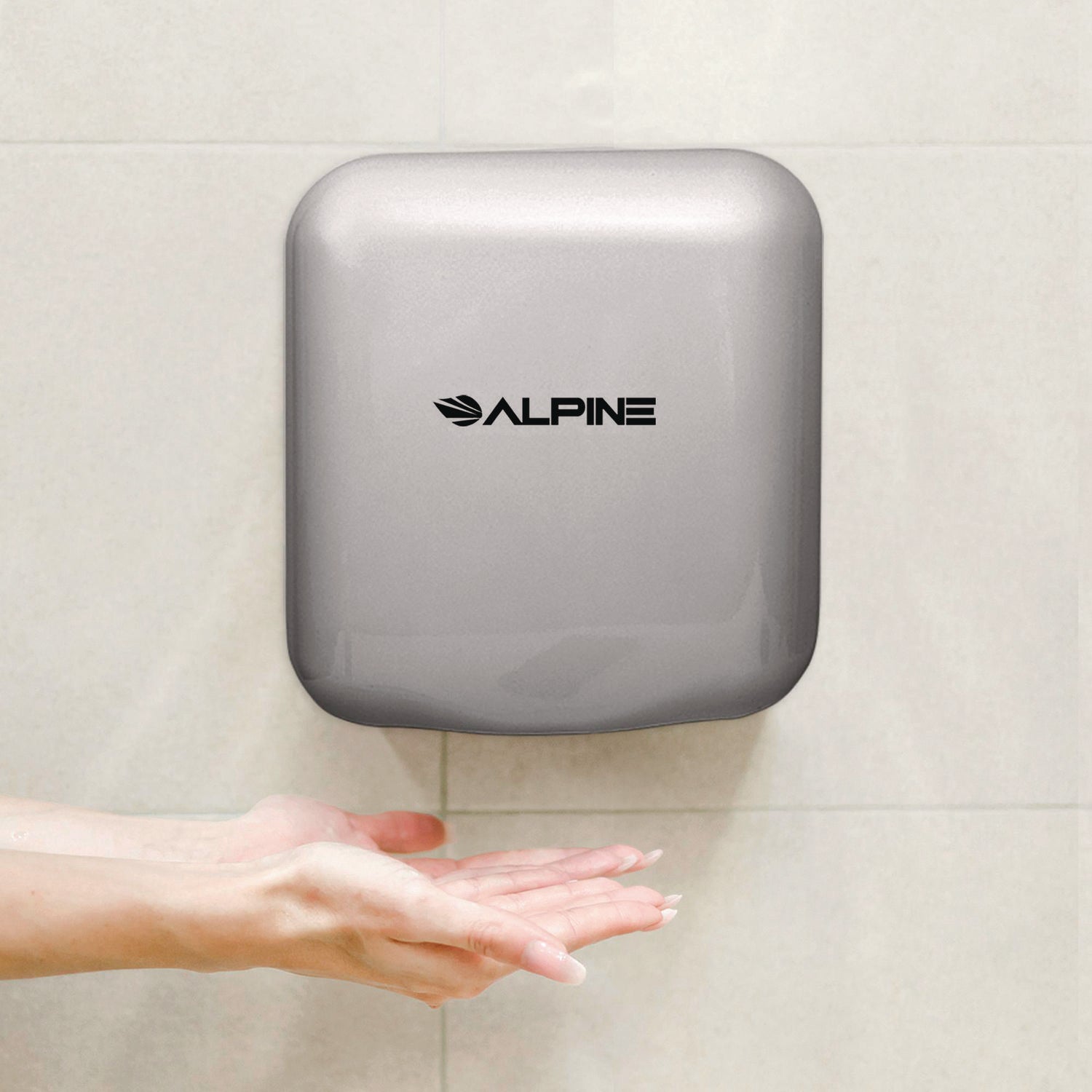 Hemlock Commercial Automatic 120V Hand Dryer, 6.68 x 11.41 x 12.31, Stainless Steel, Chrome
