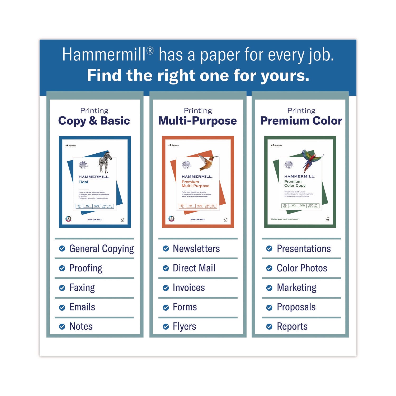 Hammermill Colors Recycled Copy Paper - Canary - Legal - 8 1/2" x 14" - 20 lb Basis Weight - Sustainable Forestry Initiative (SFI) - Jam-free - Canary - 10 / Pack