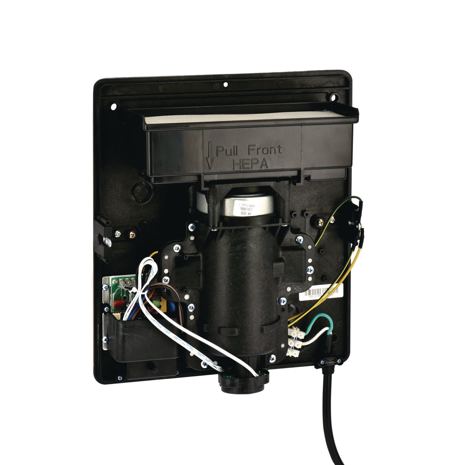 Willow Commercial 120V Automatic Hand Dryer, 3.93 x 11.25 x 12.63, Stainless Steel, Black