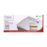 Business - #10 - 4 1/8" Width x 9 1/2" Length - Self-sealing - White - 1 Box