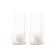 X-Large Utility Hooks, Plastic, White, 10 lb Capacity, 2 Hooks and 6 Strips/Pack