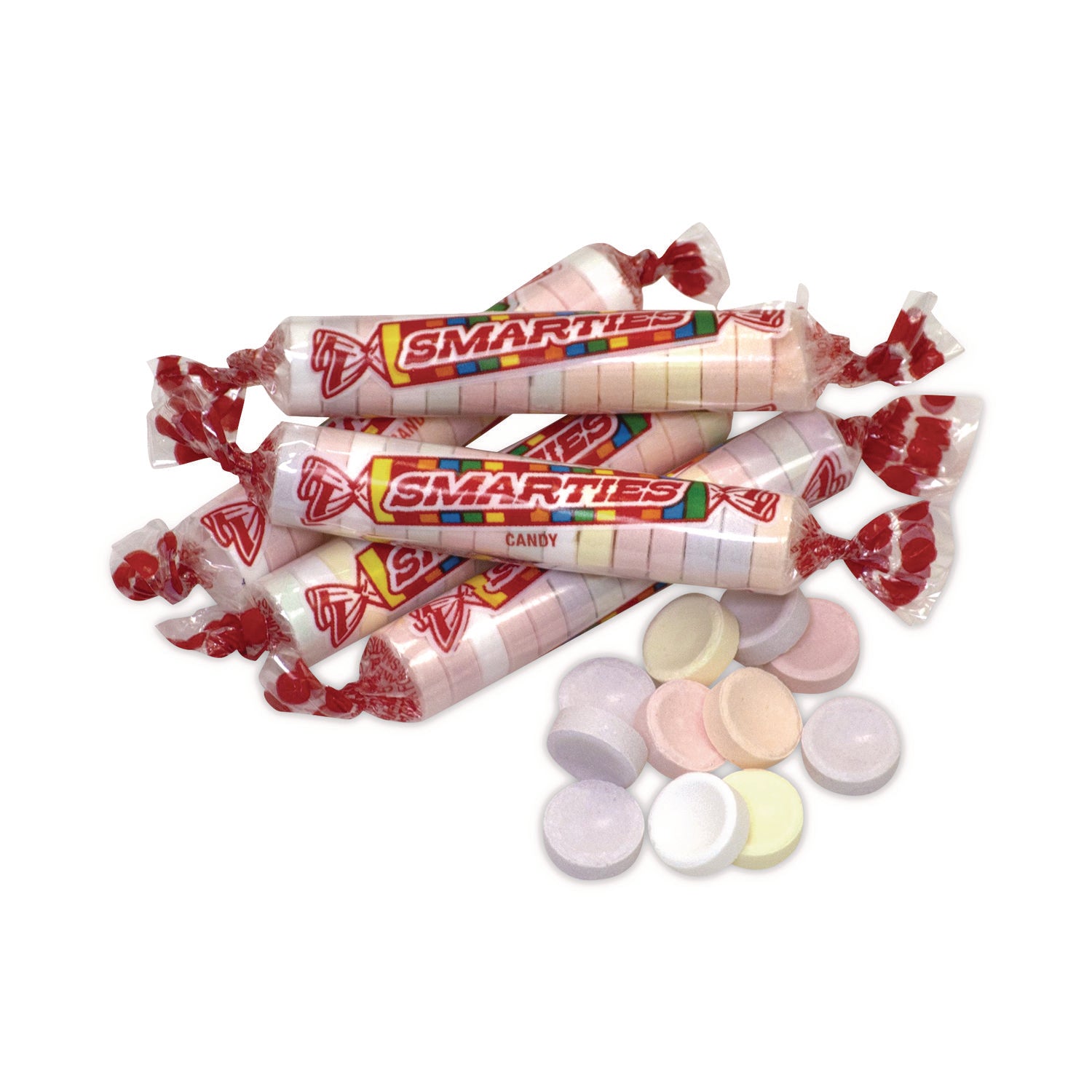 Smarties Candy Rolls, Original/Tropical/X-Treme Sour Flavor Assortment, 3 lb Bag