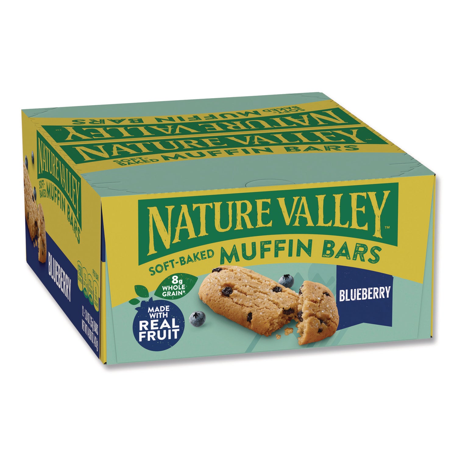 Blueberry Soft-Baked Muffin Bar, 1.24 oz Bar, 12/Box