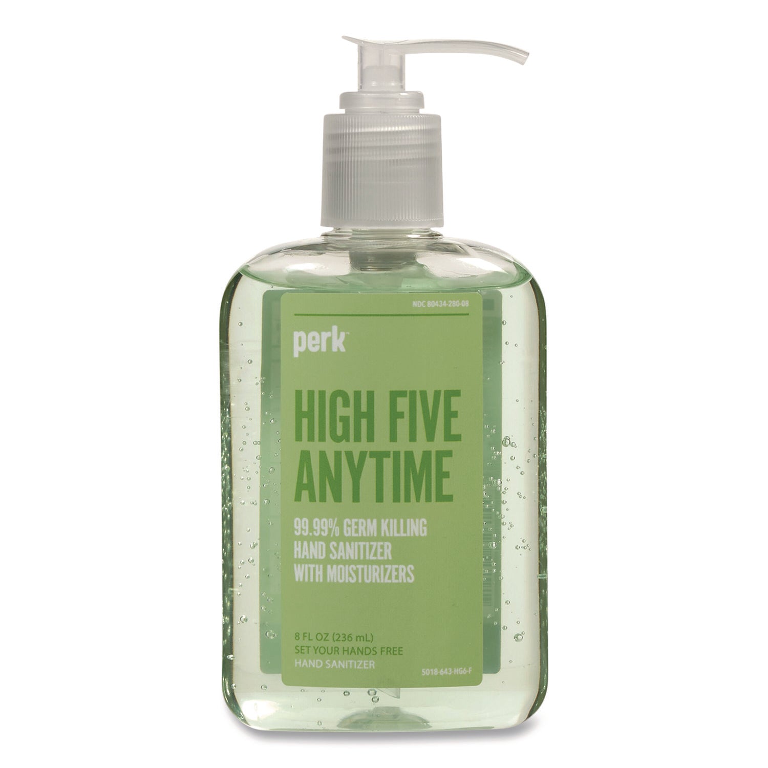 Instant Hand Sanitizer with Moisturizers, 8 oz Pump Bottle