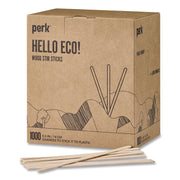 Wood Stirrer, 5.5", 1,000/Pack