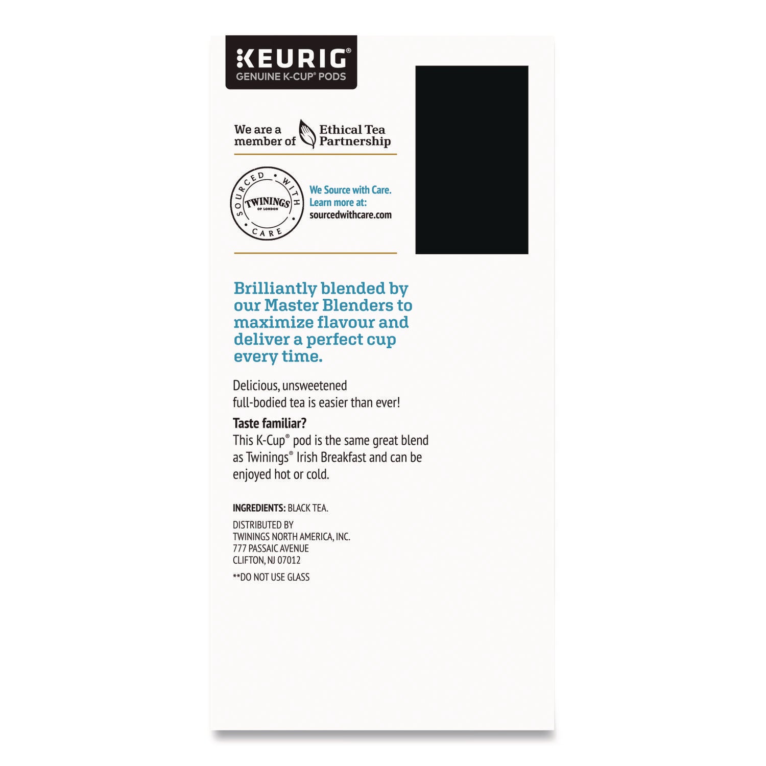 Iced Tea K-Cups, Unsweetened Black, 24/Box