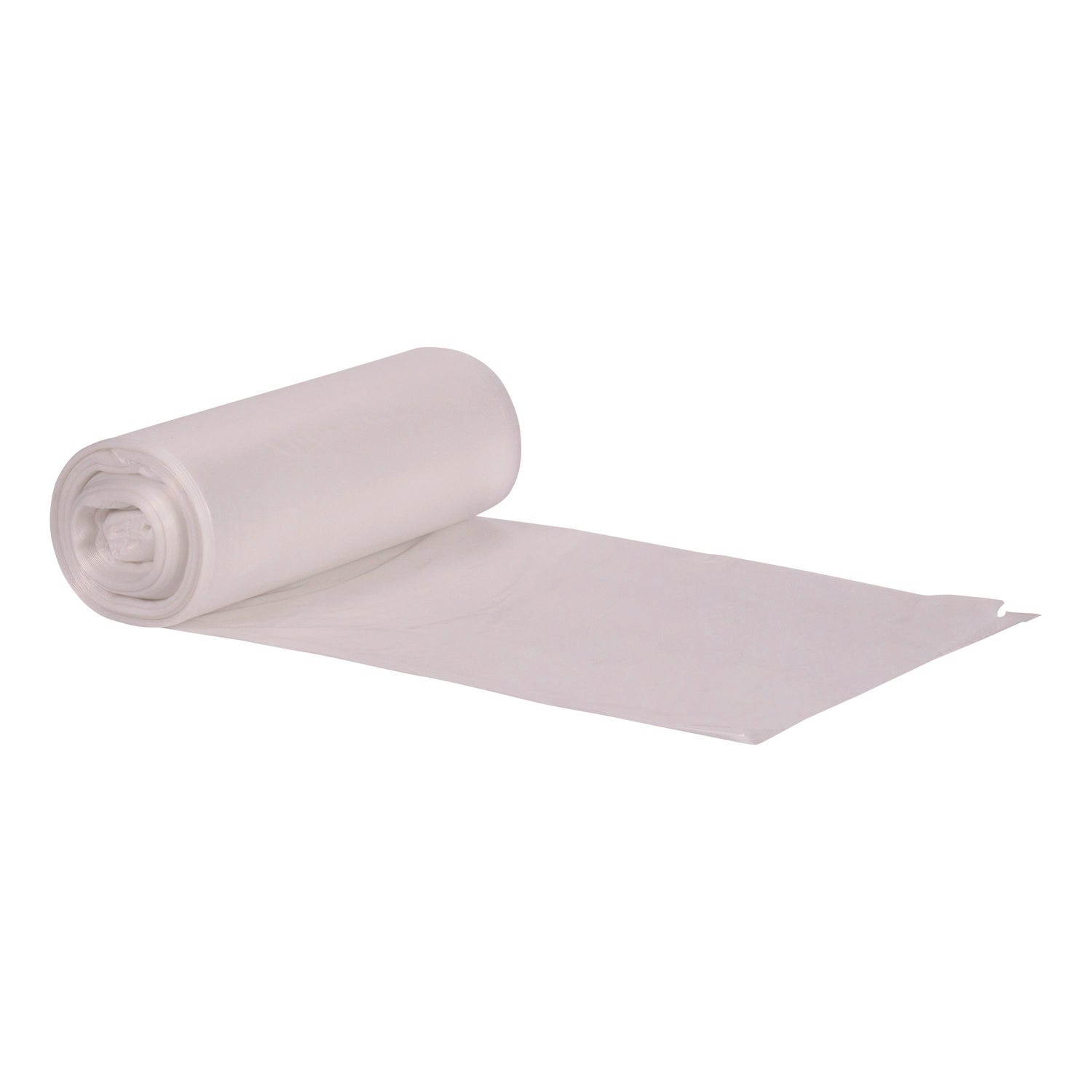 Linear Low-Density Can Liners, 16 gal, 0.5 mil, 24" x 32", Clear, 500/Carton