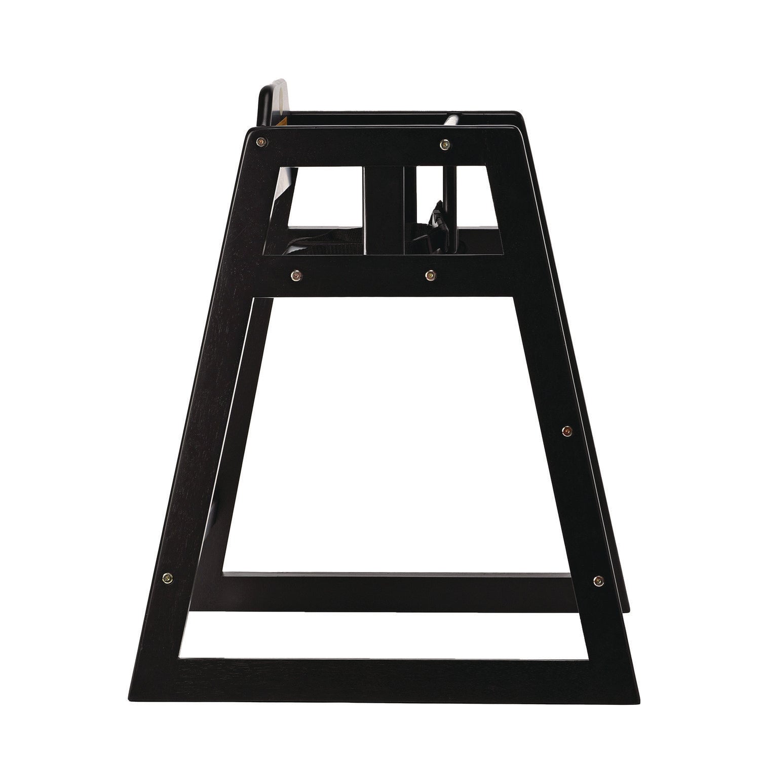 Wooden Stackable High Chair, Supports Up to 50 lb, 29.02" h, Espresso