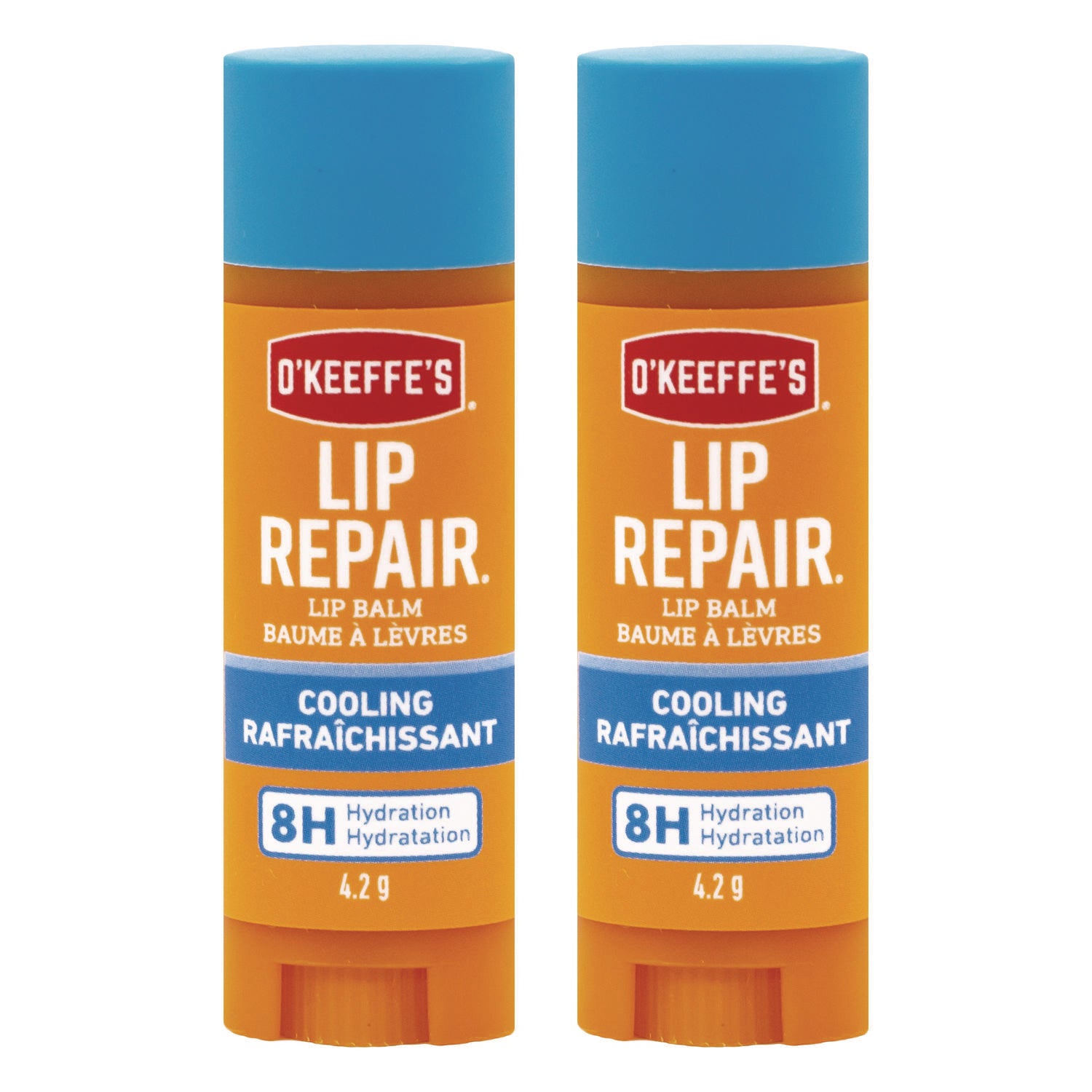 Lip Repair Cooling Lip Balm, 0.15 oz Stick, 2/Pack