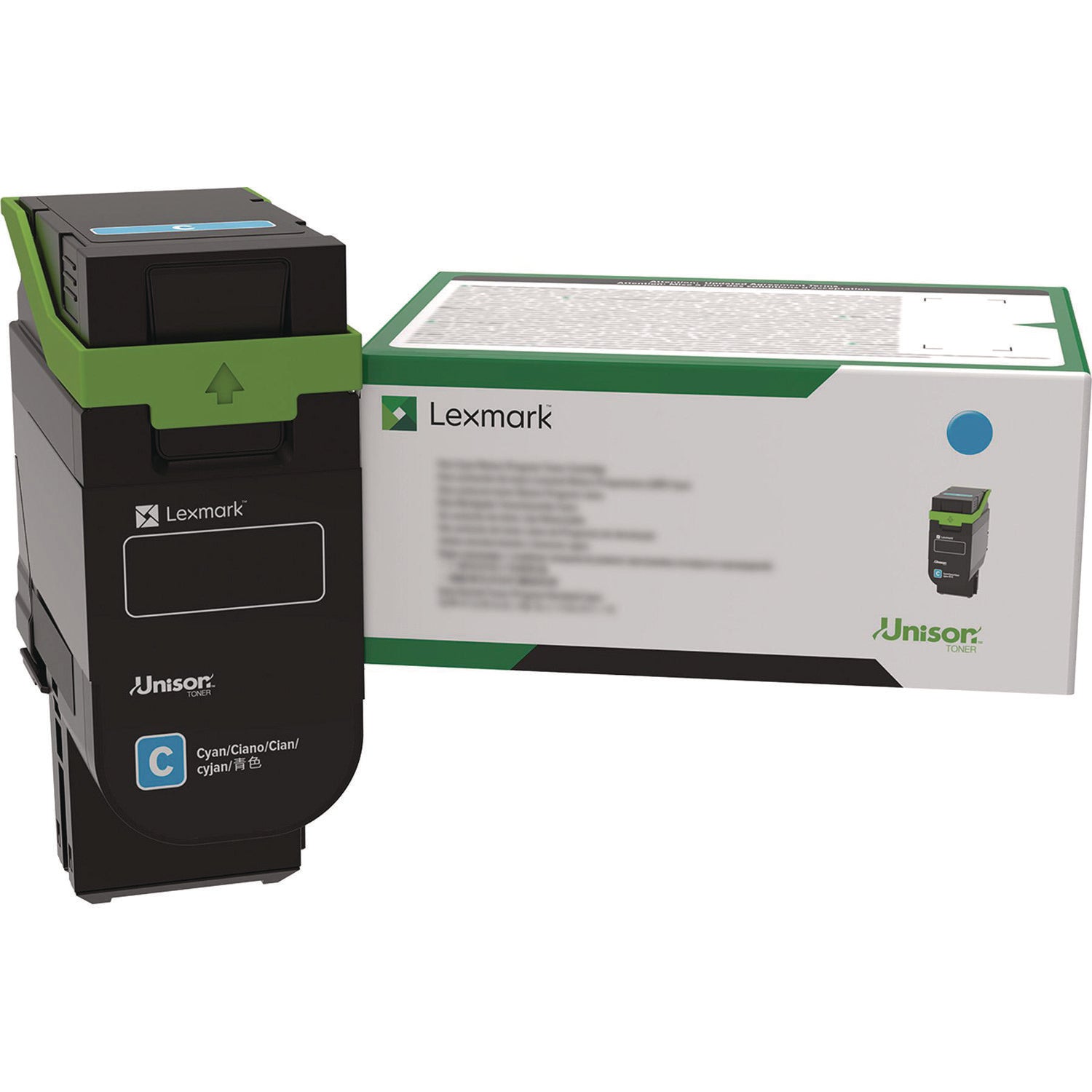 Lexmark Original Laser Toner Cartridge - Return Program - Cyan - 1 Each