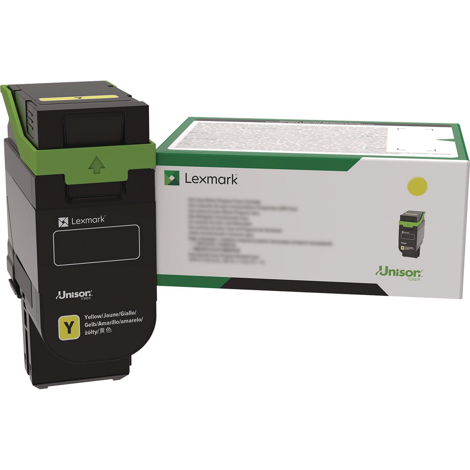 Lexmark Original Toner Cartridge - Return Program - Yellow - 1 Each