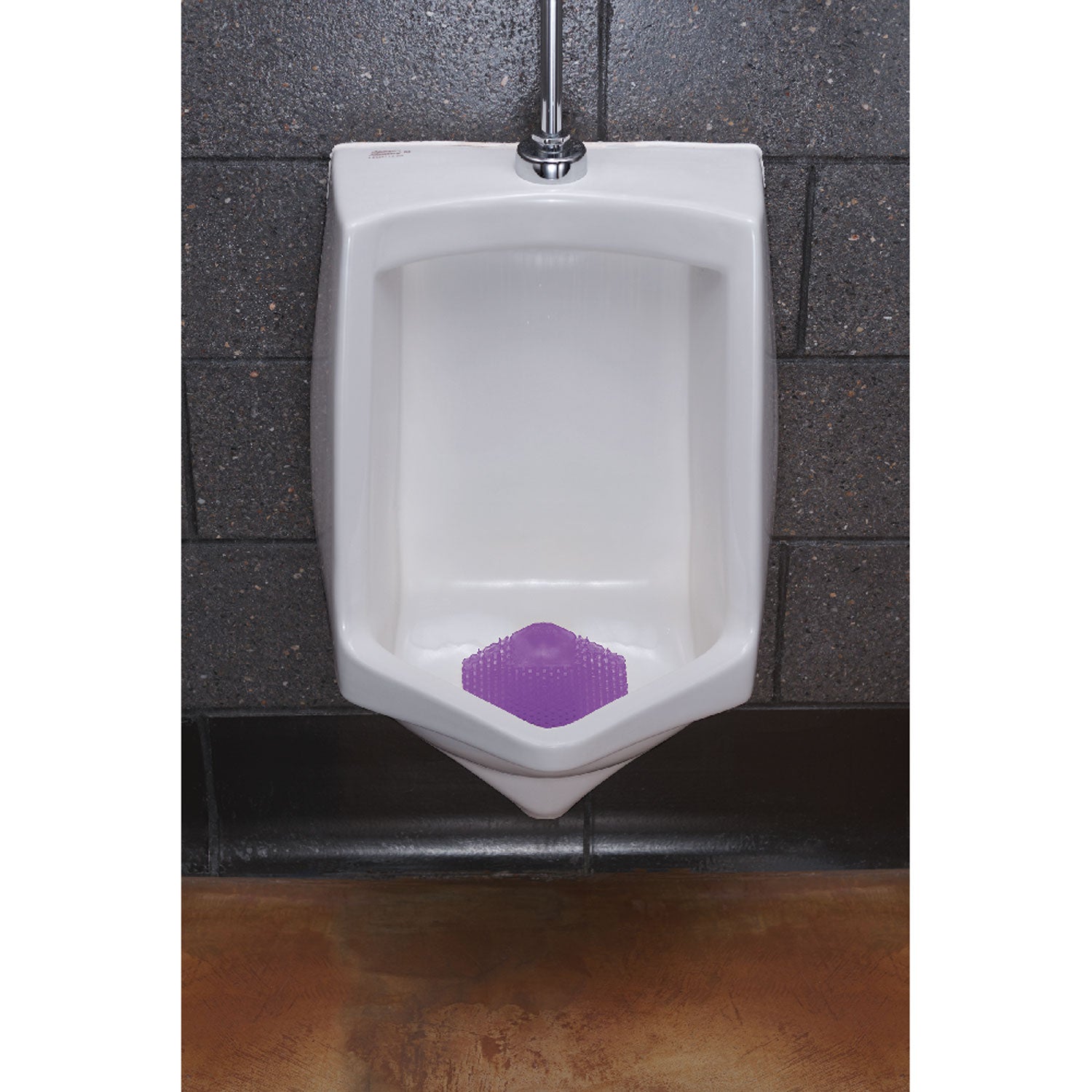 Fresh Products Wave 3D Urinal Screen - Lasts upto 30 Days - Splash Reducer, Odor Control - 10 / Box - Purple