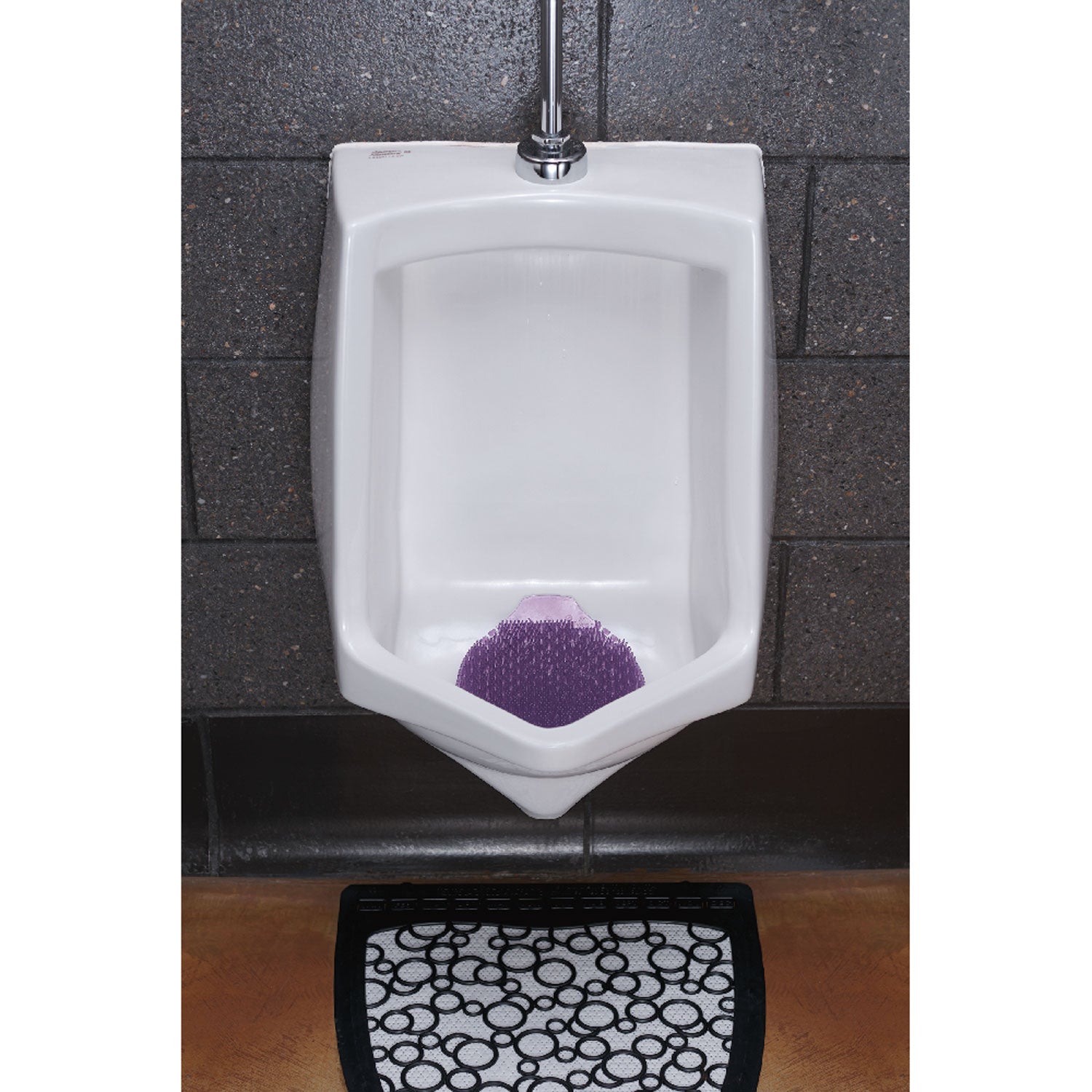 Fresh Products Tidal Wave Urinal Screens - Lasts upto 60 Days - Splash Resistant, Dual Sided Design, Odor Control - 6 / Box - Purple