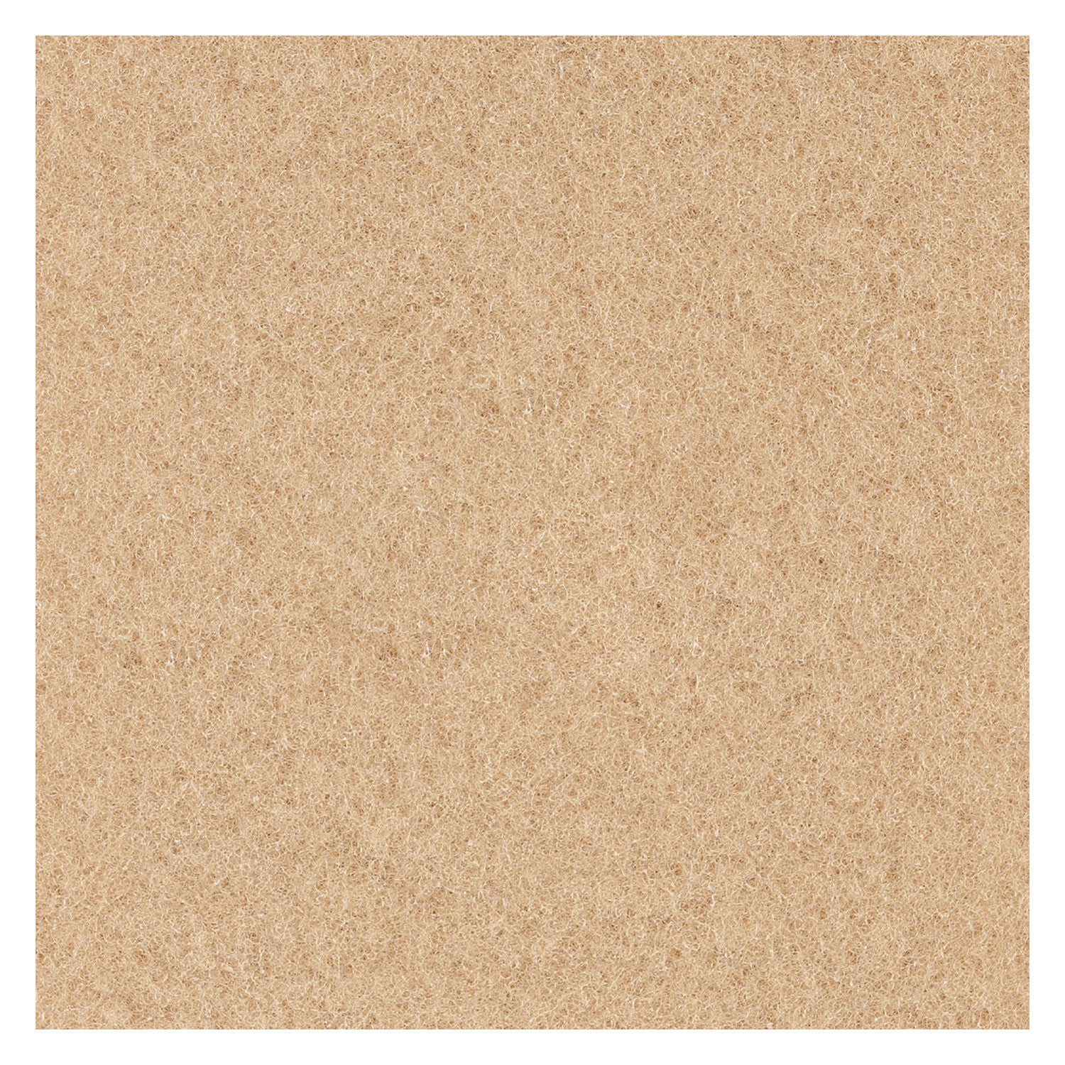 Burnishing Floor Pads, 27" Diameter, Tan, 5/Carton