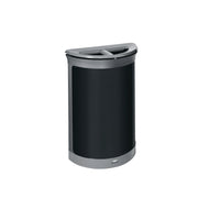 ENHANCE Series Waste Receptacle, Dual Top Hole, 11.5 gal, Metal, Pearl Gray/Umbra Gray