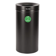 27 Gallon Black Stainless Steel Compost Can