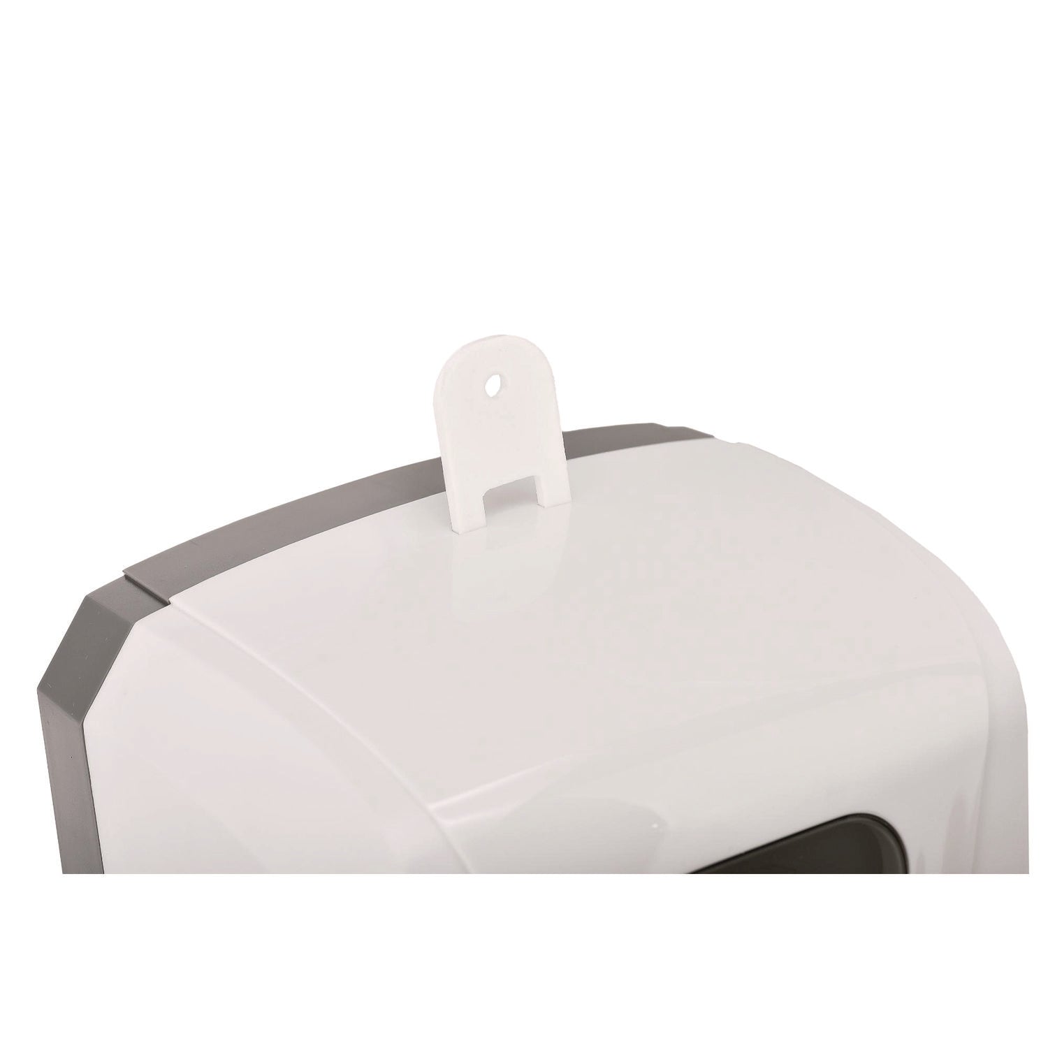 Wall Mount Automatic Foam Hand Sanitizer Soap Dispenser with Drip Tray, 40 oz, 4.48 x 6 x 18.1, White