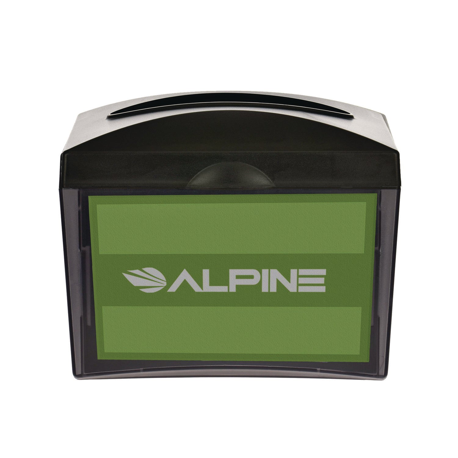 Interfold Table Top Dispenser Napkin Holder with Caddy, 6 x 14.17 x 6.5, Black