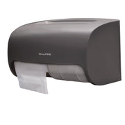 Side-by-Side Double Roll Toilet Tissue Dispenser, 6.3 x 6.3 x 10.3, Gray