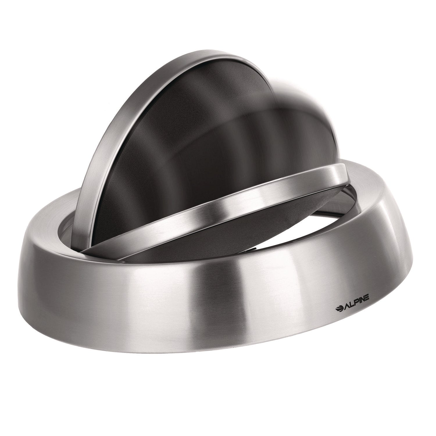 17 Gallon Stainless Steel Indoor Compost Receptacle with Swivel Lid