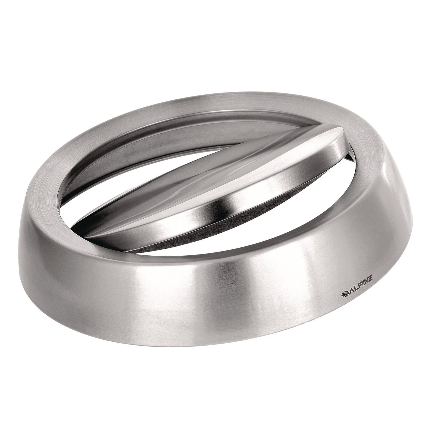 17 Gallon Stainless Steel Indoor Compost Receptacle with Swivel Lid