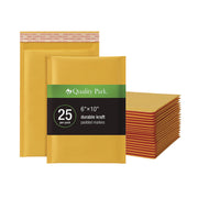 Bubble - 6" Width x 9" Length - Strip - Brown Kraft - Paper - 25 / Box