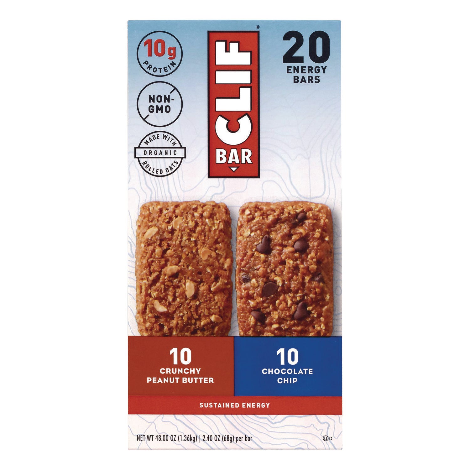 Crunchy Peanut Butter, Chocolate Chip - 20/Bag - 1 Carton