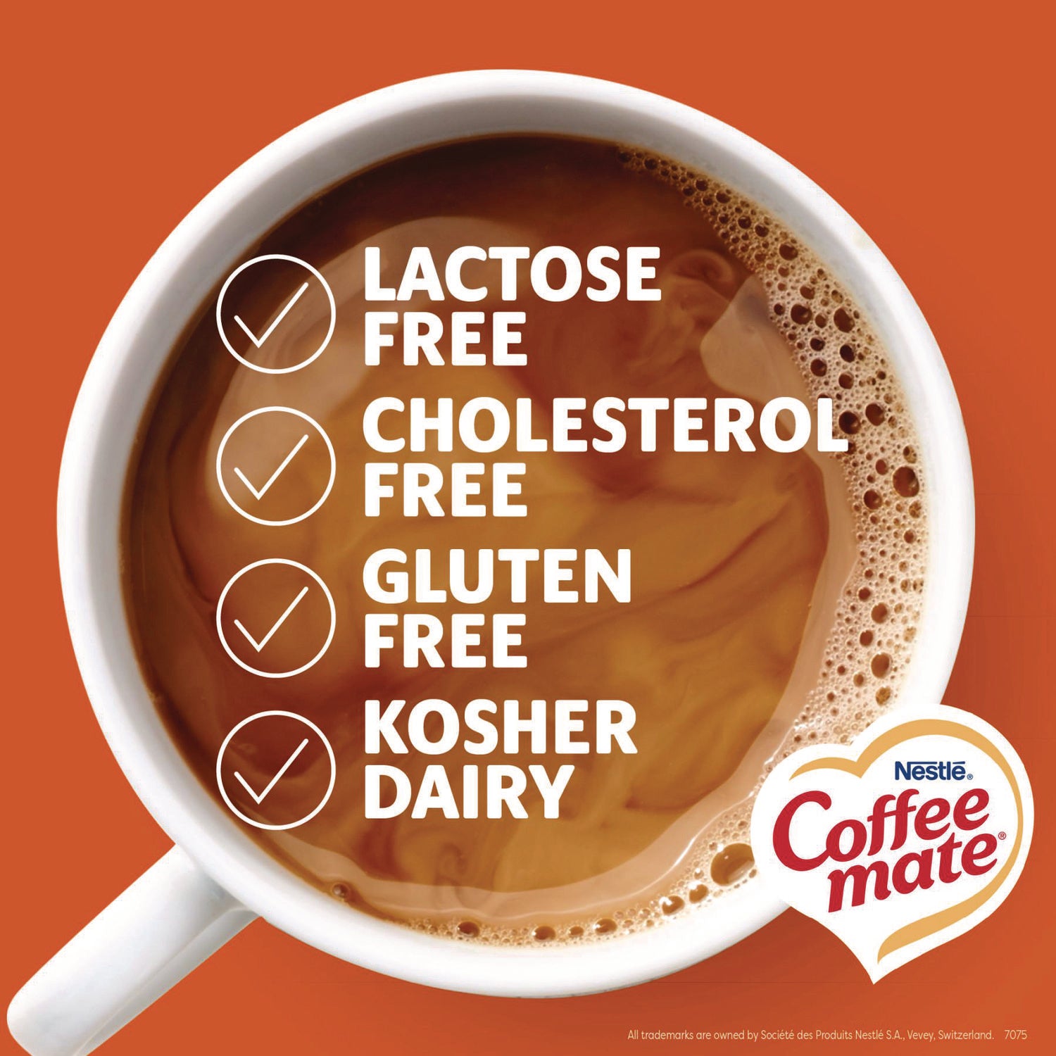 Coffee mate Hazelnut Powdered Coffee Creamer - Hazelnut Flavor - 0.94 lb (15 oz) - 141 Serving - 1 Each