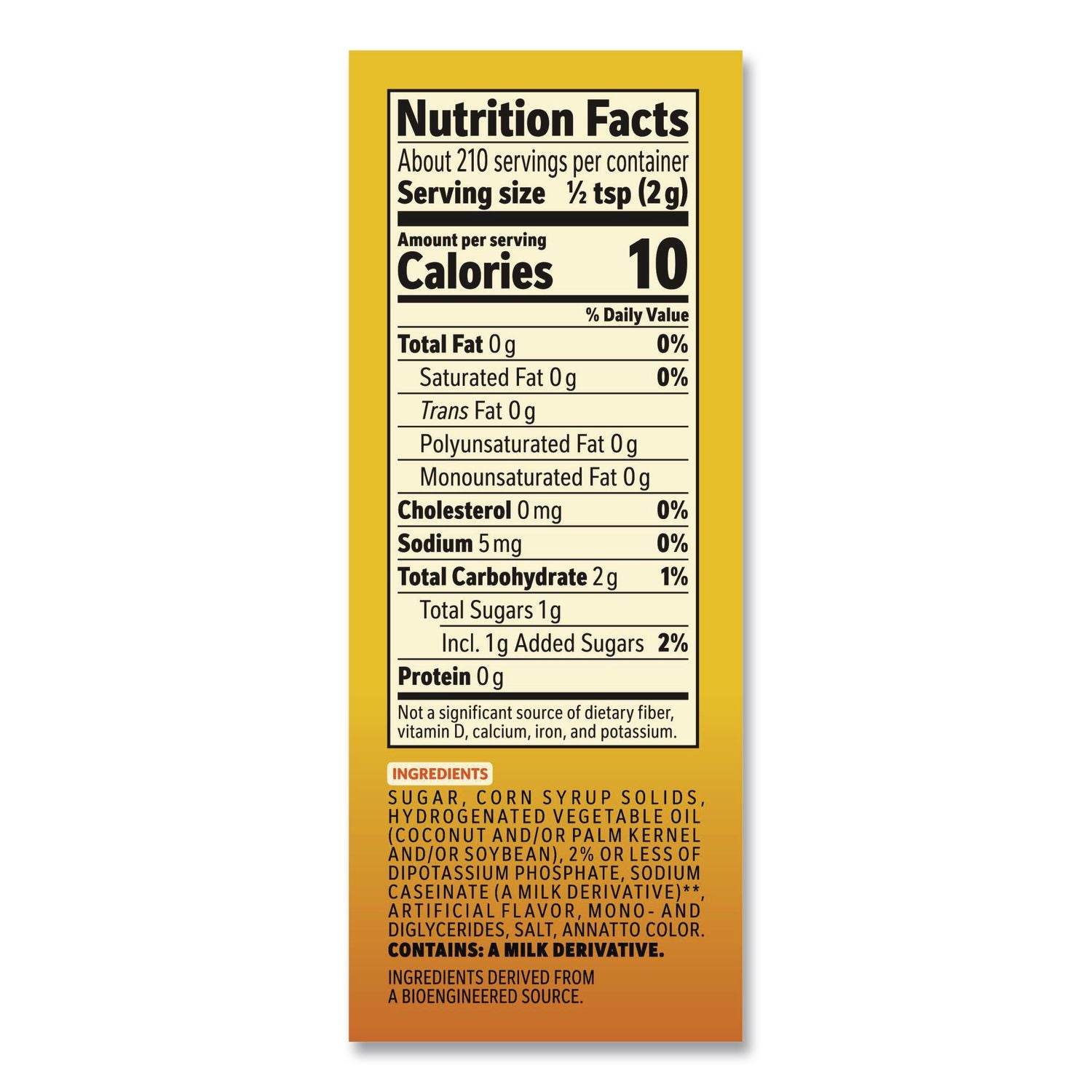 Coffee mate Hazelnut Powdered Coffee Creamer - Hazelnut Flavor - 0.94 lb (15 oz) - 141 Serving - 1 Each