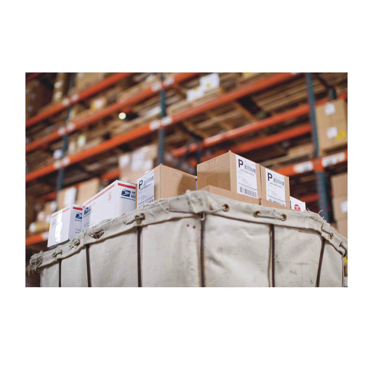 4" Width x 6" Length - Rectangle - Thermal Transfer - White - 220 / Roll - 1 Roll